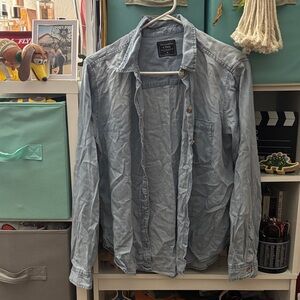 Abercrombie & Fitch Denim Blue Shirt